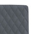 Sillas de comedor 4 unidades terciopelo gris