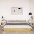 Estructura de cama sin colchón 200x200 cm madera maciza