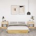 Estructura de cama sin colchón 120x200 cm madera maciza