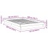 Estructura de cama sin colchón 120x200 cm madera maciza