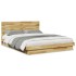Estructura de cama con cabecero sin colchón 150x200