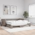 Sofá cama nido con colchón tela gris taupe 100x200