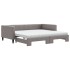 Sofá cama nido con colchón tela gris taupe 100x200