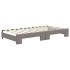 Sofá cama nido con colchón tela gris taupe 100x200