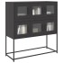 Aparador de acero laminado en frío negro 100,5x39x107