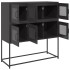 Aparador de acero laminado en frío negro 100,5x39x107