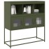 Aparador de acero laminado en frío verde oliva 100,5x39x107