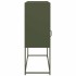 Aparador de acero laminado en frío verde oliva 100,5x39x107