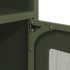 Aparador de acero laminado en frío verde oliva 100,5x39x107