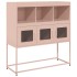 Aparador de acero laminado en frío rosa 100,5x39x107