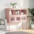 Aparador de acero laminado en frío rosa 100,5x39x107