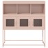 Aparador de acero laminado en frío rosa 100,5x39x107