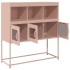 Aparador de acero laminado en frío rosa 100,5x39x107