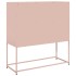 Aparador de acero laminado en frío rosa 100,5x39x107