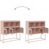 Aparador de acero laminado en frío rosa 100,5x39x107
