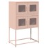 Aparador de acero rosa 68x39x107