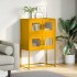 Aparador de acero amarillo mostaza 68x39x107