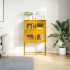 Aparador de acero amarillo mostaza 68x39x107