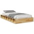Estructura de cama sin colchón 80x200 cm madera maciza