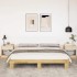 Estructura de cama sin colchón 200x200 cm madera maciza