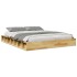 Estructura de cama sin colchón 160x200 cm madera maciza