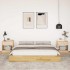 Estructura de cama sin colchón 160x200 cm madera maciza