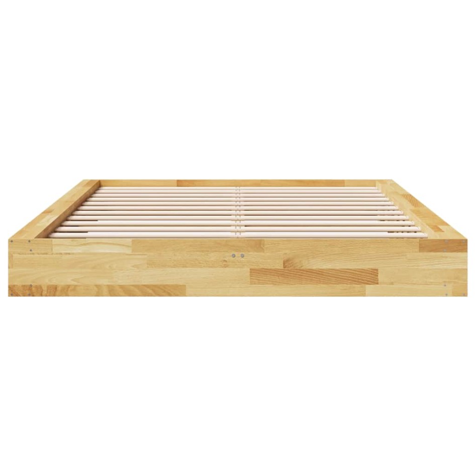 Estructura de cama sin colchón 160x200 cm madera maciza