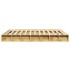 Estructura de cama sin colchón 135x190 cm madera maciza