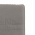 Sillas de comedor 6 unidades de tela gris