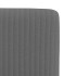 Sillas de comedor 6 unidades tela gris
