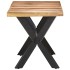 Mesa de comedor de madera acacia acabado miel 140x70x75