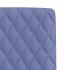 Sillas de comedor 4 uds tela azul