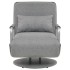 Silla giratoria y sofá cama tela gris