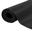 Alfombrilla de goma antideslizante 1,5x4 m 3 mm acanalado ancho