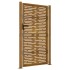 Puerta de jardín acero corten diseño cuadrado 105x180