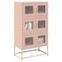 Aparador de acero rosa 68x39x123