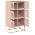 Aparador de acero rosa 68x39x123