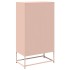 Aparador de acero rosa 68x39x123