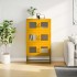 Aparador de acero amarillo mostaza 68x39x123