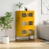 Aparador de acero amarillo mostaza 68x39x123