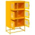 Aparador de acero amarillo mostaza 68x39x123