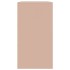 Aparador de acero rosa 99x39x73