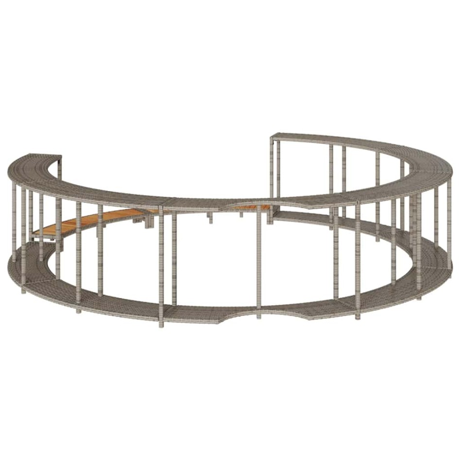 Revestimiento de bañera de hidromasaje con almacenaje y