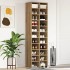 Zapatero de madera contrachapada roble artisian 54x34x183