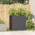 Jardinera de acero laminado en frío negro 80x40x80