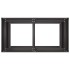 Jardinera de acero laminado en frío negro 80x40x80