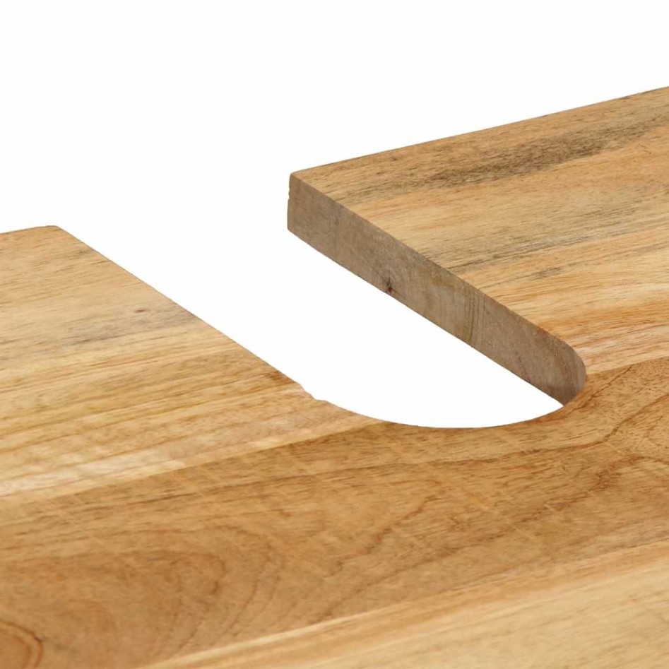 Conjunto de muebles de baño 3 piezas madera maciza de