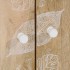 Aparadores 3 uds de madera maciza de mango 60x33,5x75