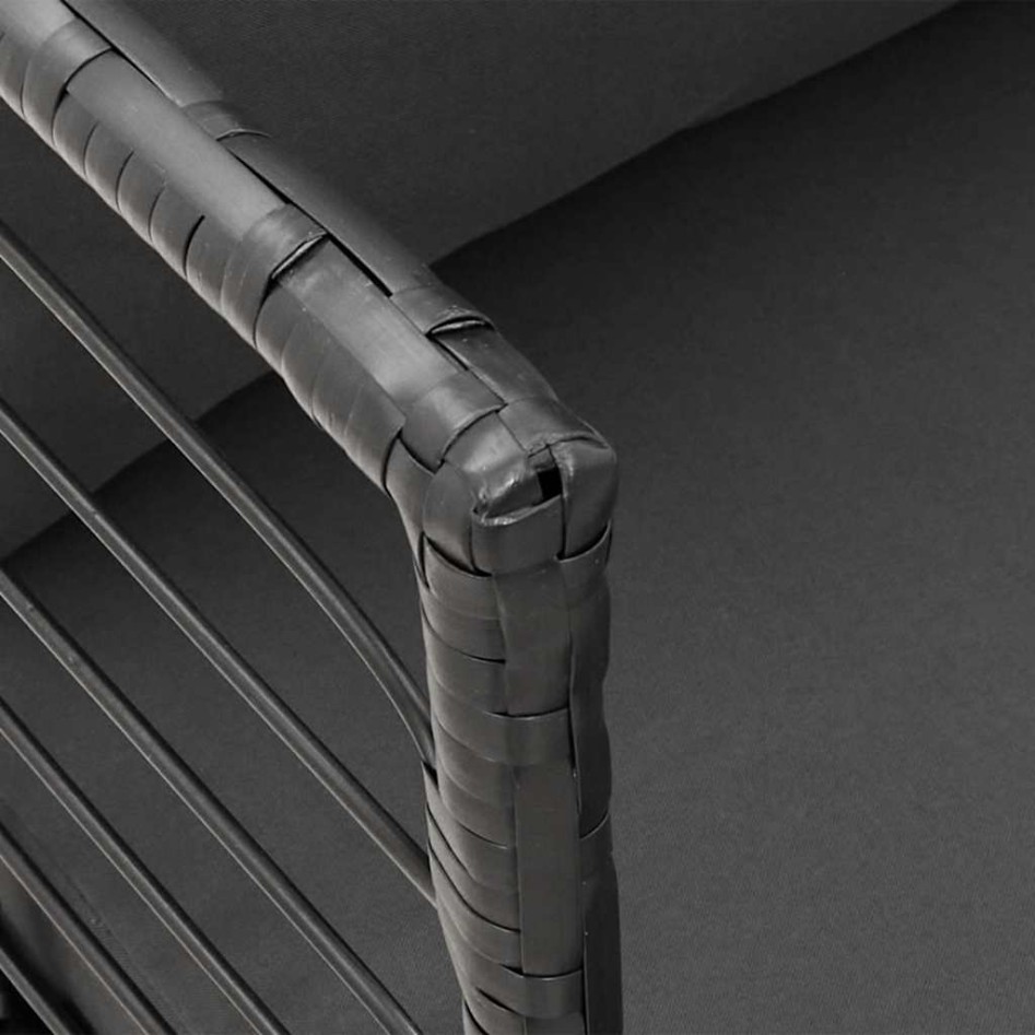 Sillones de jardín con cojines 2 uds ratán sintético