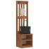 Perchero de entrada SANDENS 45x40x159,5cm madera maciza de